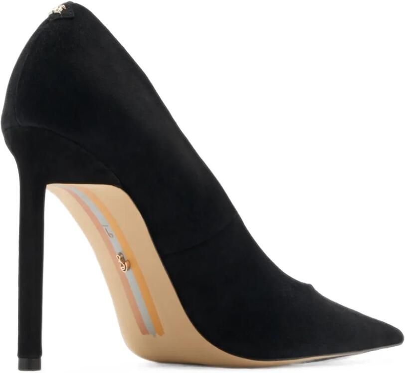 Sam Edelman Talula suède pumps met puntige neus Zwart - Foto 3