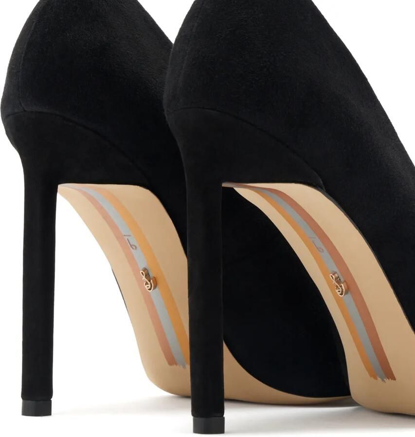 Sam Edelman Talula suède pumps met puntige neus Zwart - Foto 2