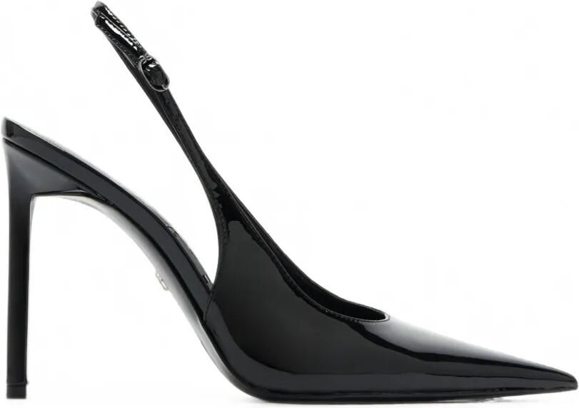 Sam Edelman Tegan slingback pumps met gelakte afwerking Zwart