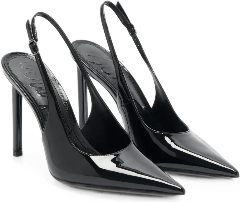 Sam Edelman Tegan slingback pumps met gelakte afwerking Zwart - Foto 3