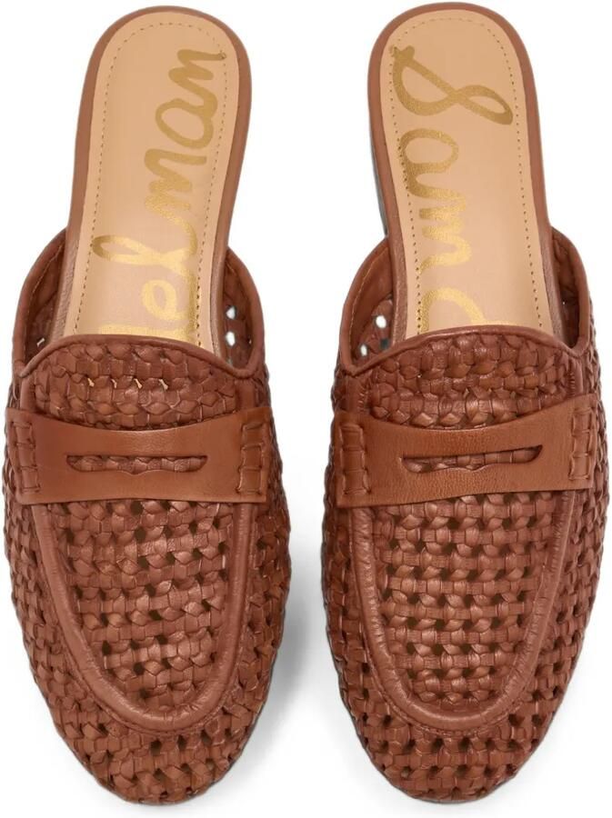 Sam Edelman Tullie geweven muiltjes Bruin