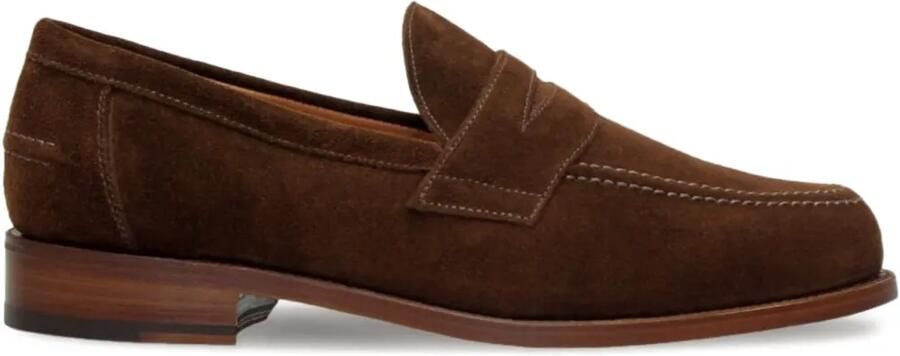 Sanders Suède loafers Bruin