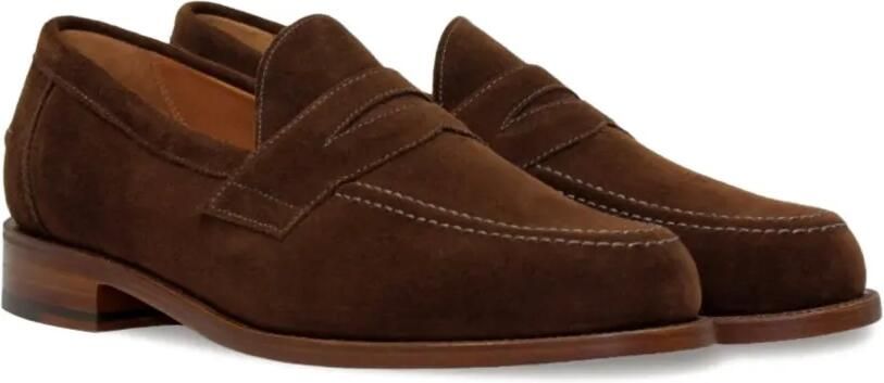 Sanders Suède loafers Bruin - Foto 3