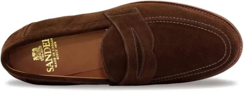 Sanders Suède loafers Bruin - Foto 5