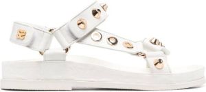 SANDRO Elympia sandalen met studs Wit