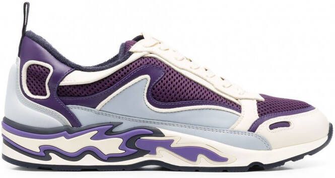 SANDRO Flame low-top sneakers Paars