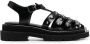 SANDRO Lys sandalen met studs Zwart - Thumbnail 1