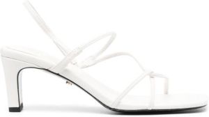 SANDRO Sandalen met open neus Wit
