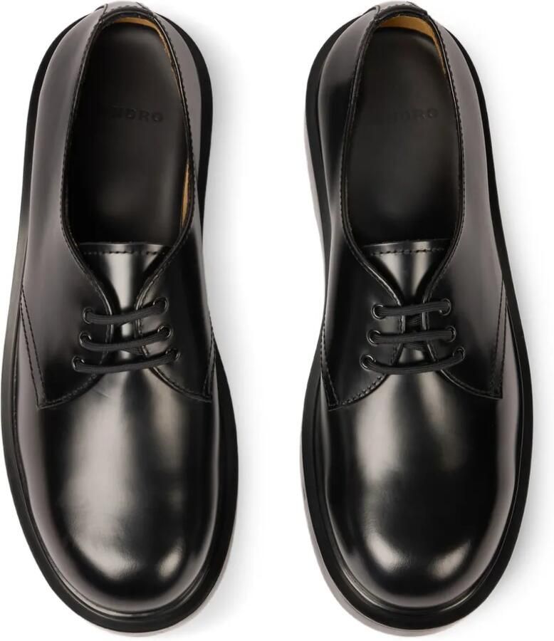 SANDRO Leren derby schoenen Zwart - Foto 2
