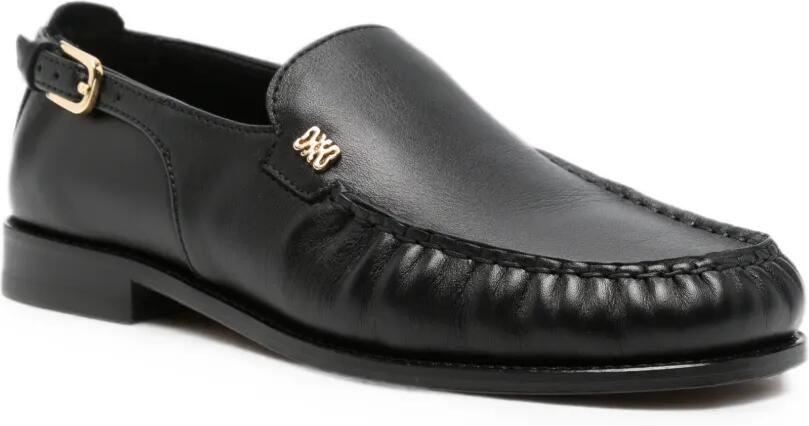 SANDRO Leren loafers Zwart - Foto 2
