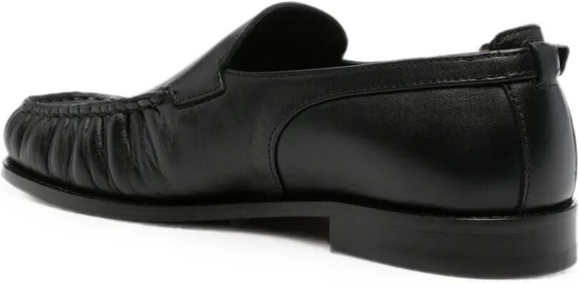SANDRO Leren loafers Zwart - Foto 3