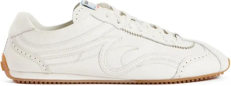 SANDRO Leren sneakers Beige