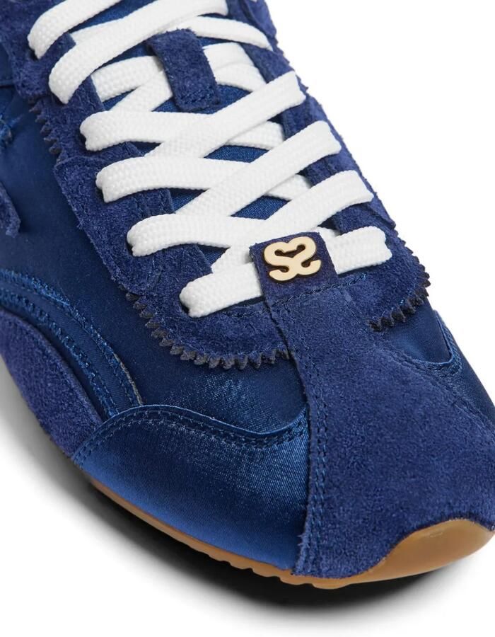 SANDRO Sneakers van gemengd materiaal Blauw - Foto 3