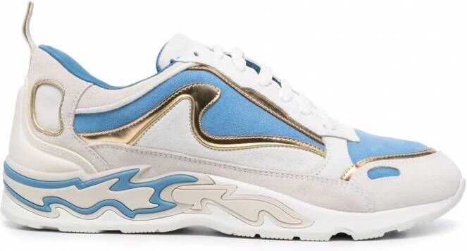 SANDRO Sneakers met vlakken Beige