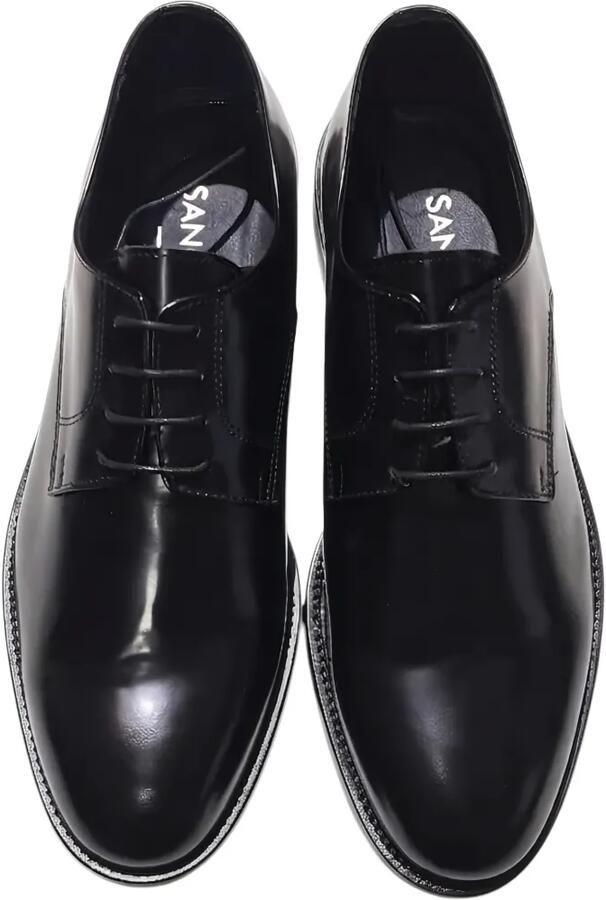 Sangue leather Derby shoes Zwart - Foto 2