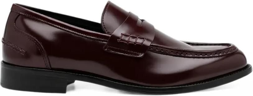 Sangue leather loafers Rood