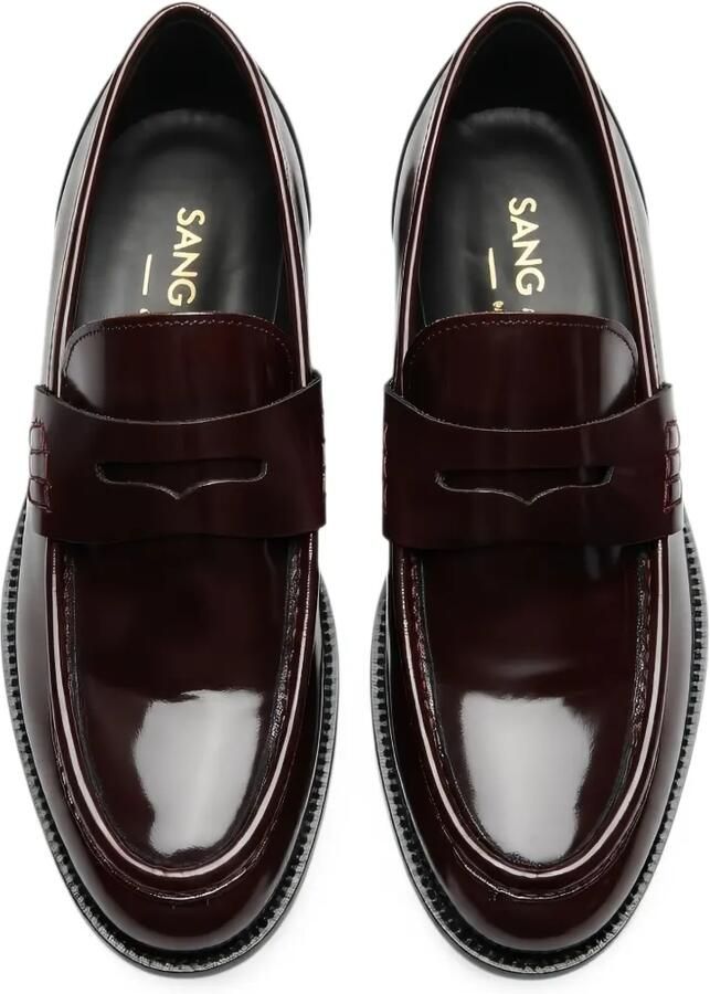 Sangue leather loafers Rood - Foto 2