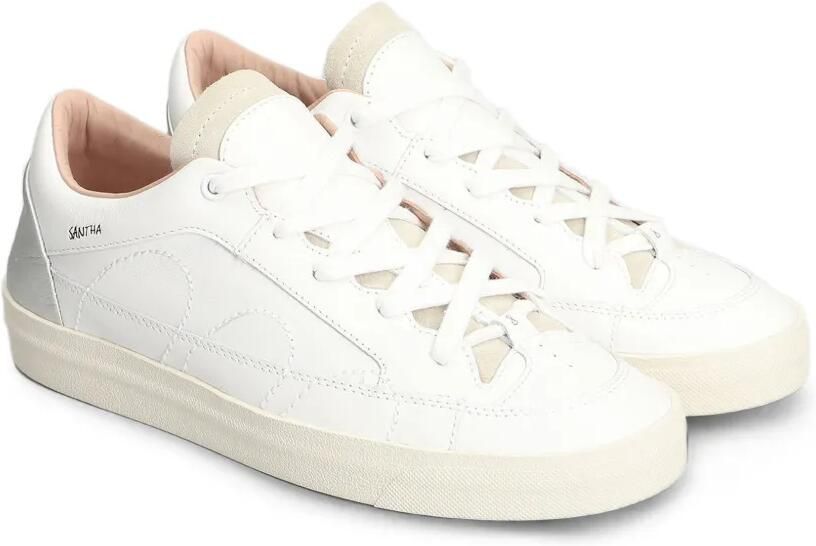 SANTHA Leren sneakers Wit - Foto 4