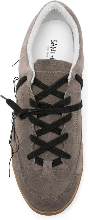 SANTHA Love Cut sneakers met franje Bruin - Foto 4