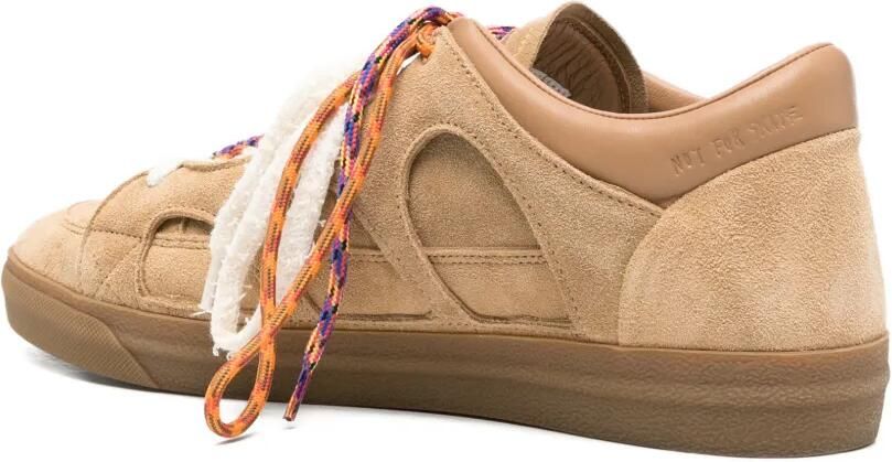 SANTHA Love Park gewatteerde low-top sneakers Beige - Foto 4