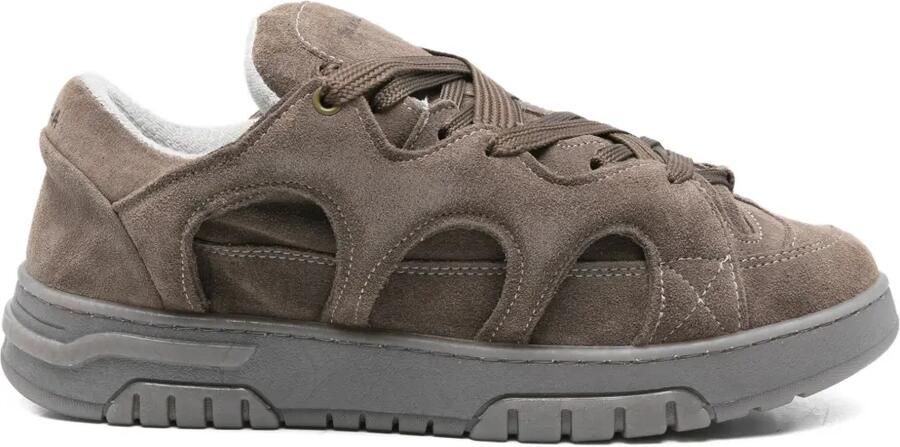 SANTHA Model 1 sneakers met veters Bruin