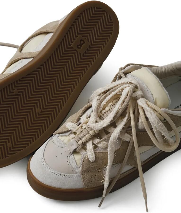 SANTHA panelled lace-up sneakers Wit - Foto 2