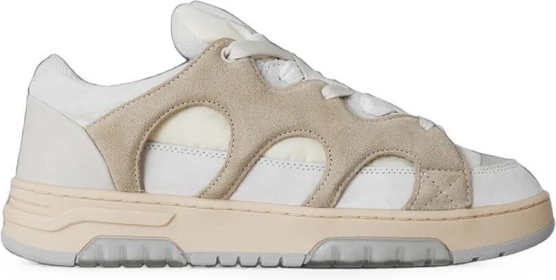 SANTHA panelled sneakers Beige