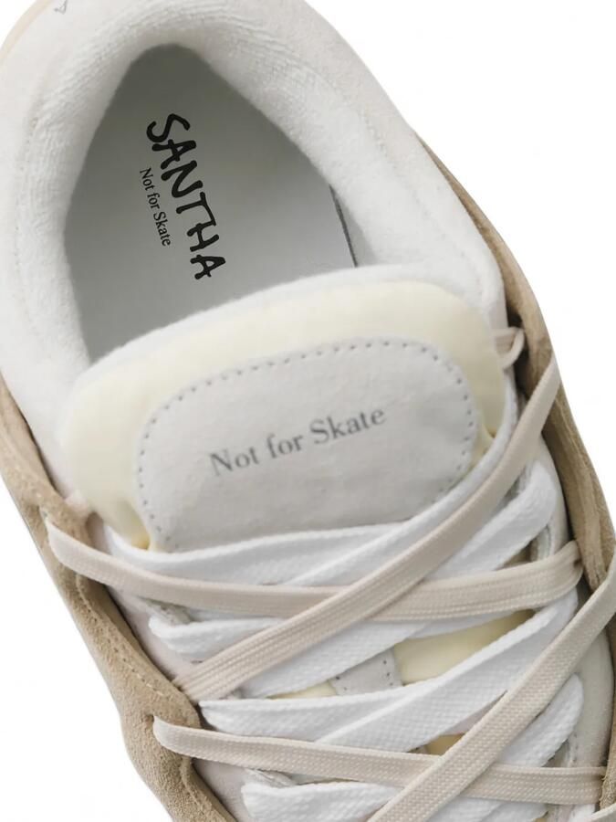 SANTHA panelled sneakers Beige - Foto 3