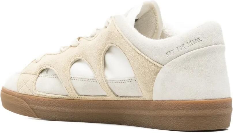 SANTHA Sneakers met uitgesneden details Wit - Foto 2