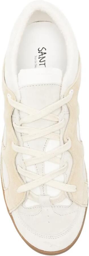 SANTHA Sneakers met uitgesneden details Wit - Foto 4