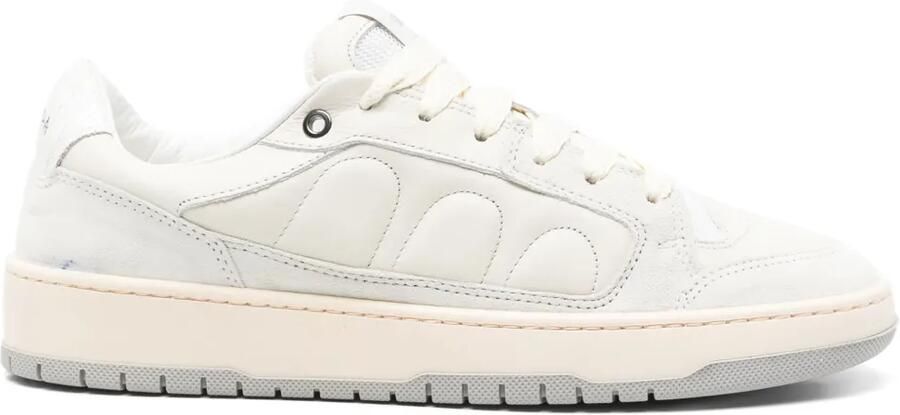 SANTHA Sneakers met vlakken Beige