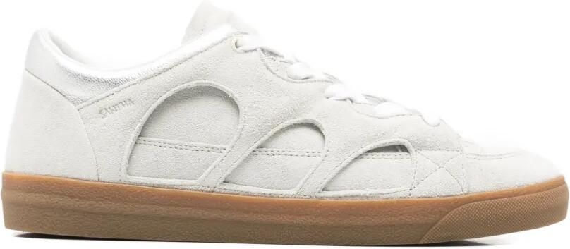 SANTHA Sneakers met vlakken en uitgesneden detail Grijs