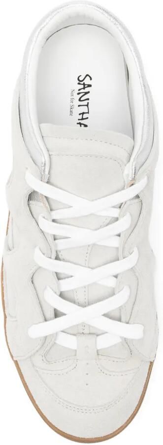SANTHA Sneakers met vlakken en uitgesneden detail Grijs - Foto 4