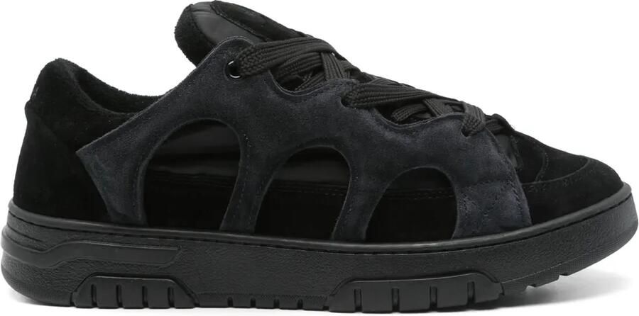 SANTHA Sneakers met vlakken Zwart