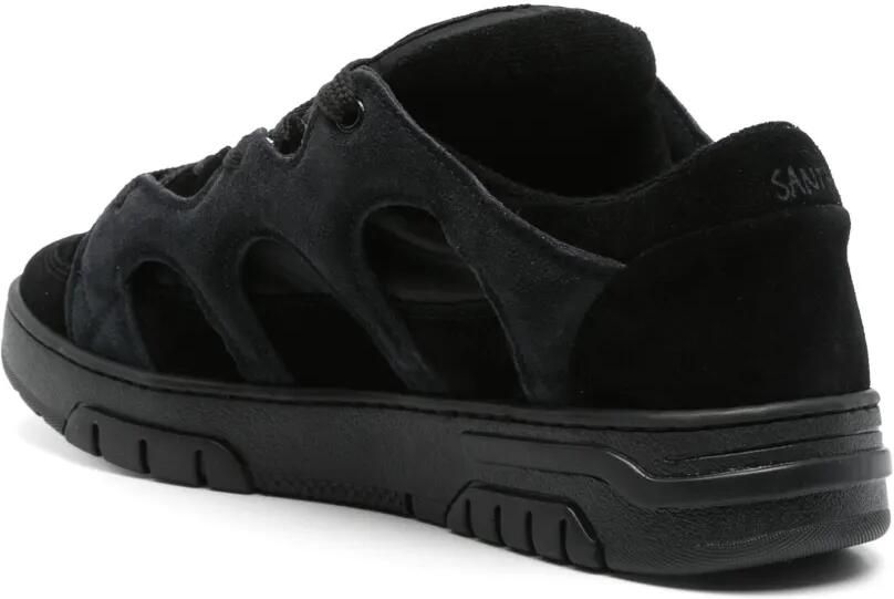 SANTHA Sneakers met vlakken Zwart - Foto 3