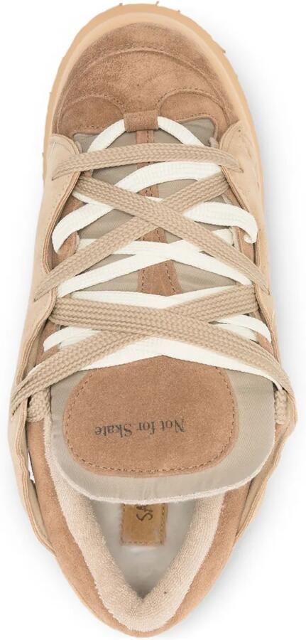 SANTHA Uitgesneden sneakers Beige - Foto 4
