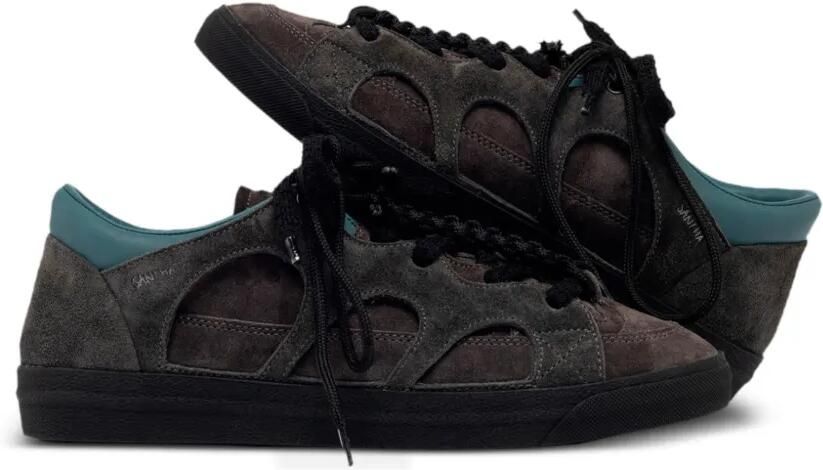 SANTHA Uitgesneden sneakers Grijs - Foto 2