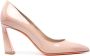 Santoni Lakleren pumps Roze - Thumbnail 1