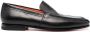 Santoni Leren loafers Zwart - Thumbnail 1