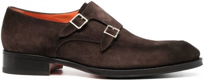 Santoni Gespschoenen Bruin