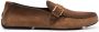 Santoni Loafers met gesp Bruin - Thumbnail 1