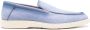 Santoni Loafers met denim print Blauw - Thumbnail 1