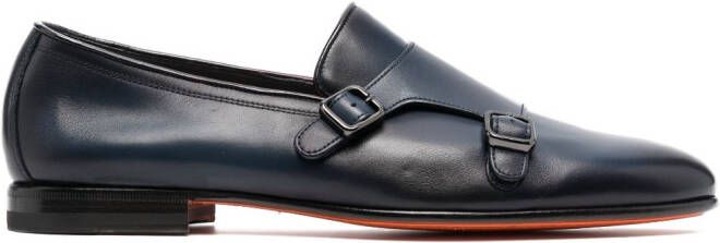 Santoni Dolorous gespschoenen Blauw