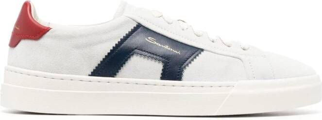 Santoni Double Buckle low-top sneakers Blauw