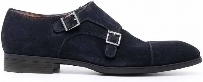 Santoni Schoenen met dubbele gesp Blauw