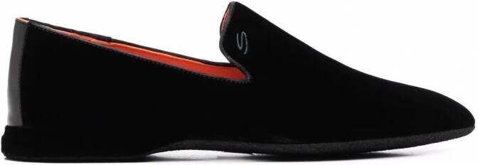 Santoni Gaston slip-on loafers Zwart