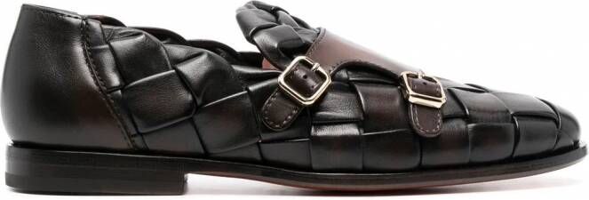 Santoni Gespschoenen Bruin