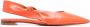 Santoni Geknoopte slingback sandalen Oranje - Thumbnail 1