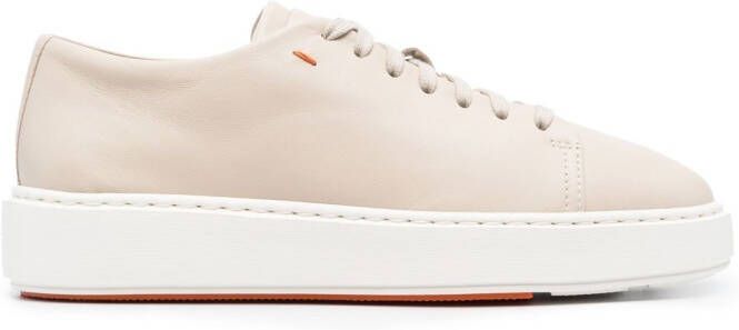 Santoni Low-top sneakers Beige