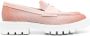 Santoni Leren loafers Roze - Thumbnail 1